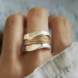 Bague — Argent et Fils d'Or