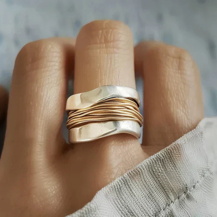 Bague — Argent et Fils d'Or