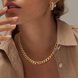 Collier Chaîne Cubaine — Or