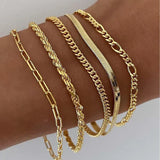 Set de Bracelets Ellis Renner — Doré