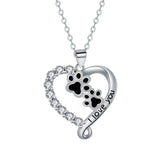 Collier — Ours de l'Amitié Argent et Noir