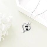 Collier — Ours de l'Amitié Argent et Noir