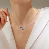 Chaîne — Collier Patte de Chien Infinite Love avec Zirconia