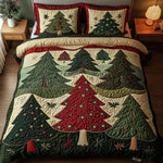 Parure de lit matelassée 3 pièces — Forêt Joyeuse