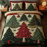 Parure de lit matelassée 3 pièces — Forêt Joyeuse