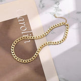 Collier Chaîne Cubaine — Or