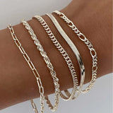 Set de Bracelets Ellis Renner — Doré