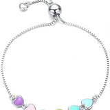 Bracelet Argent Ajustable — Empreinte de Patte de Chien