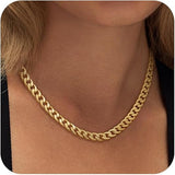 Collier Chaîne Cubaine — Or