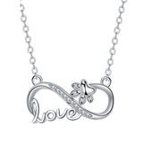 Collier Argent — Infini et Peluches "Forever Connected"