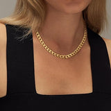 Collier Chaîne Cubaine — Or