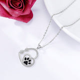 Collier — Patte Amour Infini "Connectés pour Toujours"