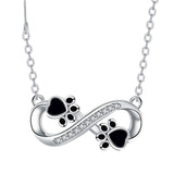 Chaîne — Patte Amour Infini avec Zirconia