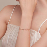Bracelet Argent Ajustable — Empreinte de Patte de Chien