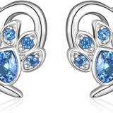 Boucles d'oreilles — Empreintes de Patte et Cœur pour Amoureux des Animaux