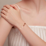 Bracelet Argent Ajustable — Empreinte de Patte de Chien