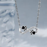 Chaîne — Patte Amour Infini avec Zirconia
