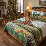Parure de lit matelassée 3 pièces — Ferme Joyeuse