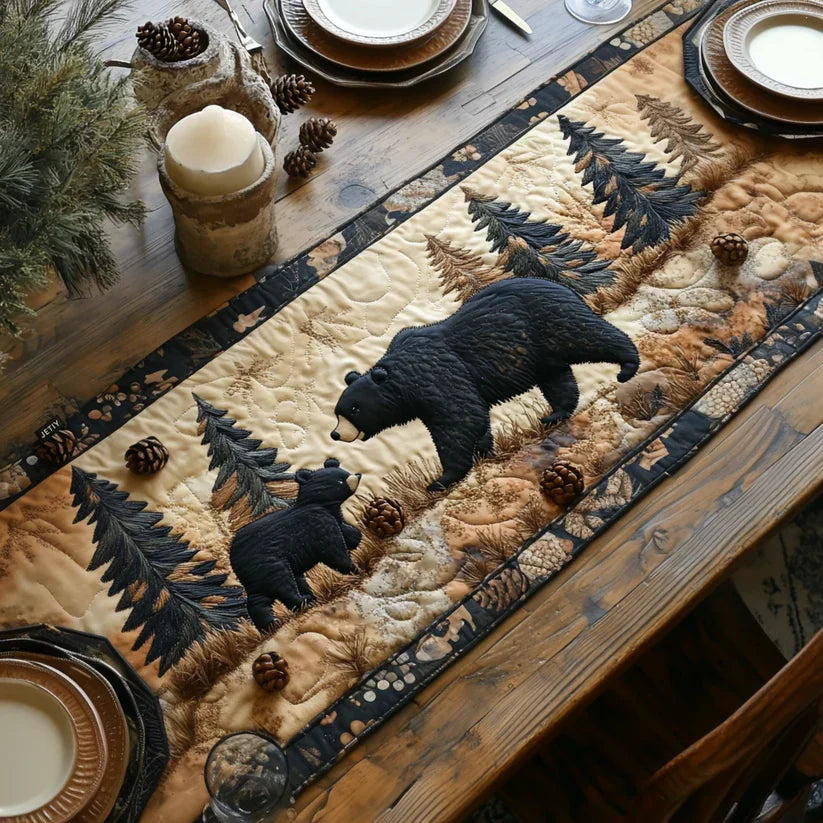 Nappe — Famille d'Ours Noirs