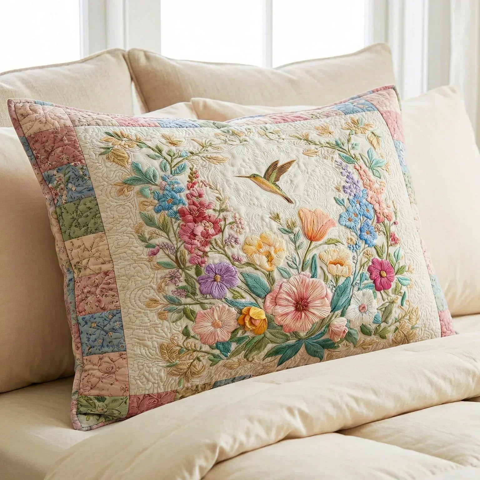 Coussin décoratif — Champs de Fleurs
