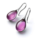 Boucles d'oreilles — Goutte de Cristal Or et Argent