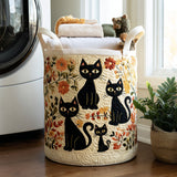 Panier à linge — Chat et Papillons
