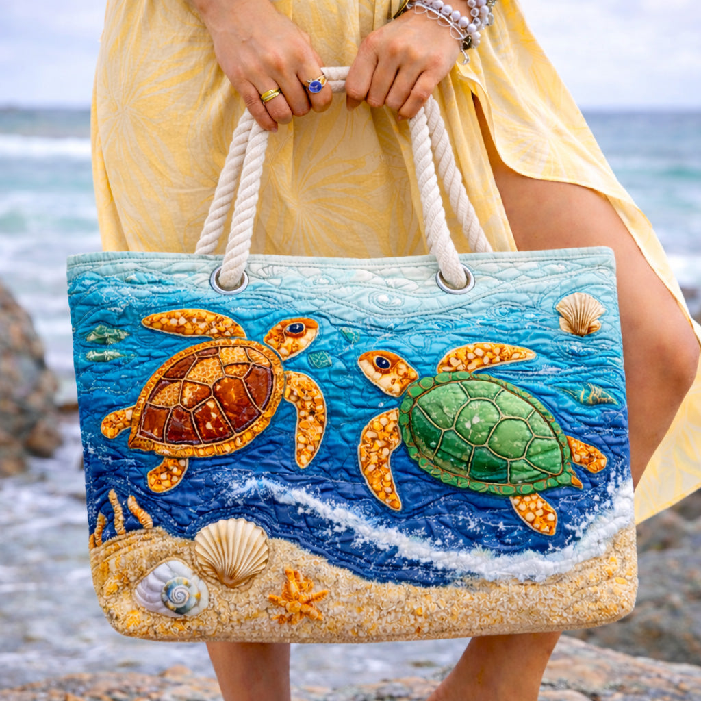 Sac de plage — Tortue Tropicale