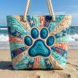 Sac de plage — Empreintes de Pattes