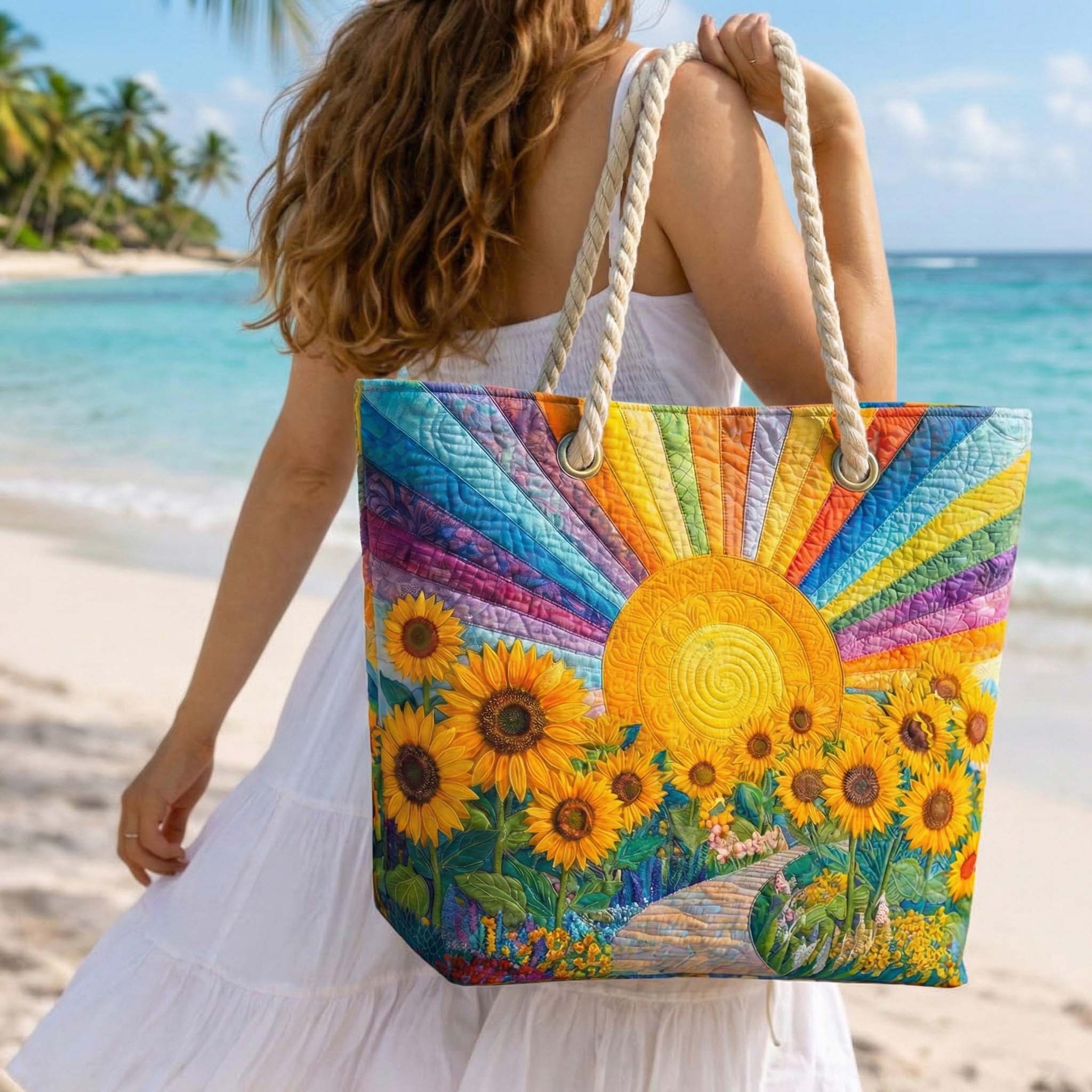 Sac de plage — Arc-en-ciel Soleil