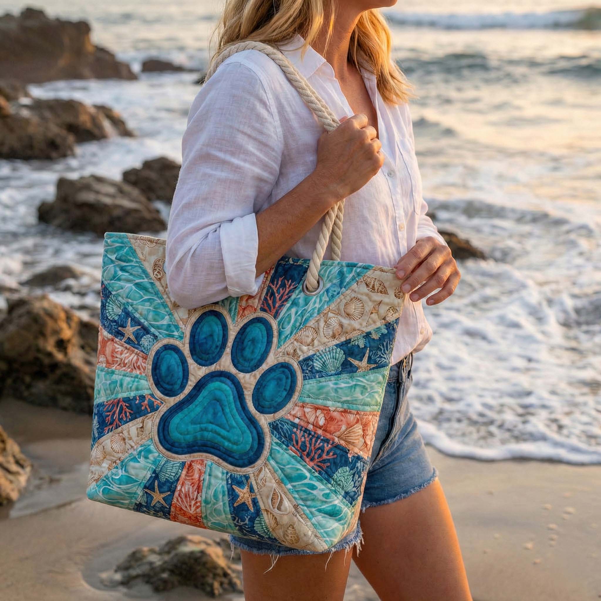 Sac de plage — Empreintes de Pattes
