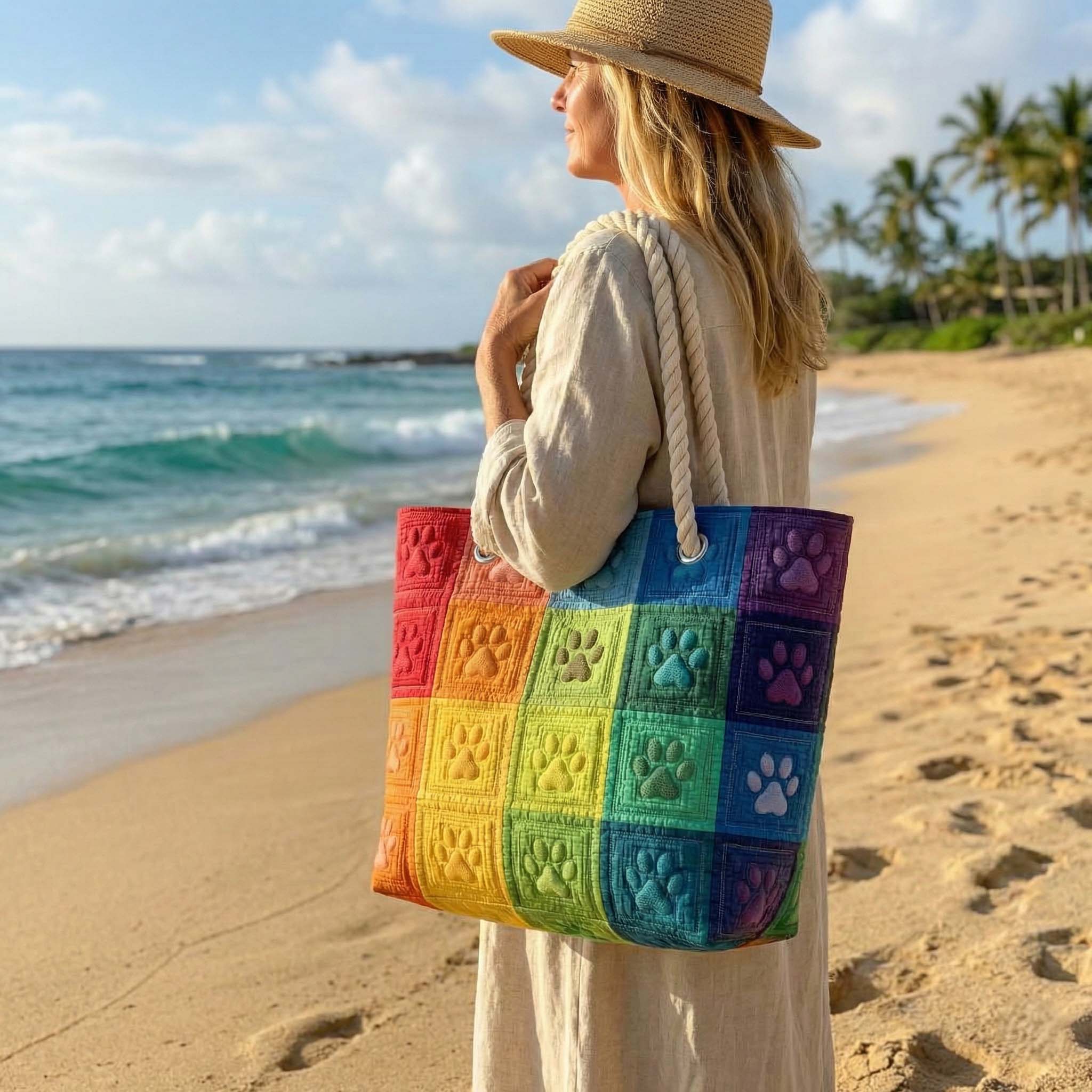 Sac de plage — Empreinte de Pattes