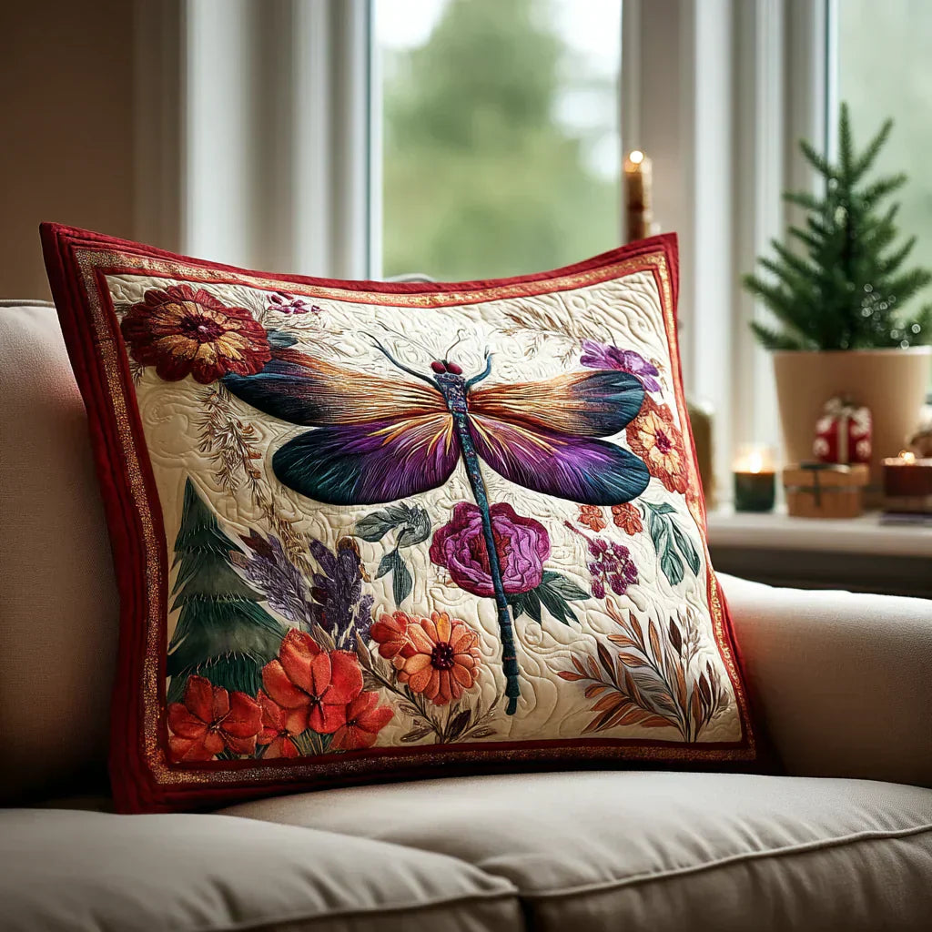 Coussin décoratif — Libellule Magique