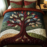 Parure de lit matelassée 3 pièces — Étreinte de la Nature
