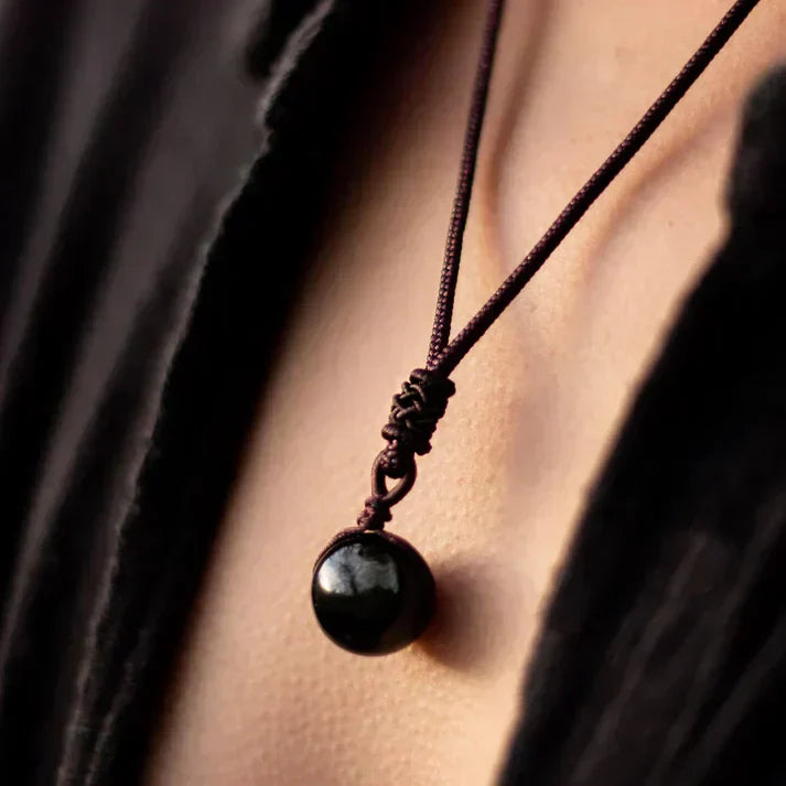 Bracelet Obsidienne Zen — Or