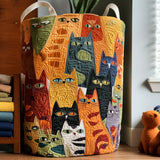 Panier à linge — Chat et Papillons