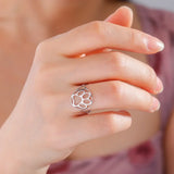 Bague Délicate — Patte Animale, Acier Inoxydable, Ouverte