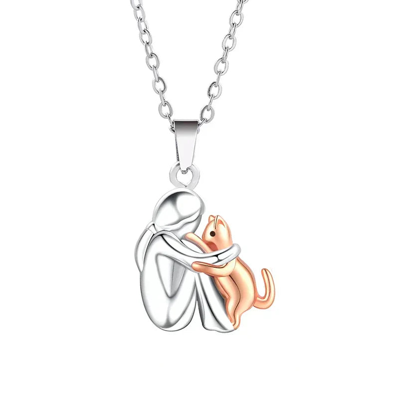 Collier Porte-Bonheur — Motif Chat