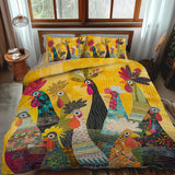 Parure de lit matelassée 3 pièces — Coq de l'Aube