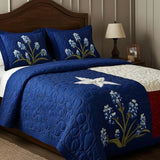 Parure de lit matelassée 3 pièces — Fierté du Texas