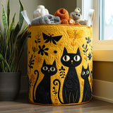 Panier à linge — Chat et Papillons