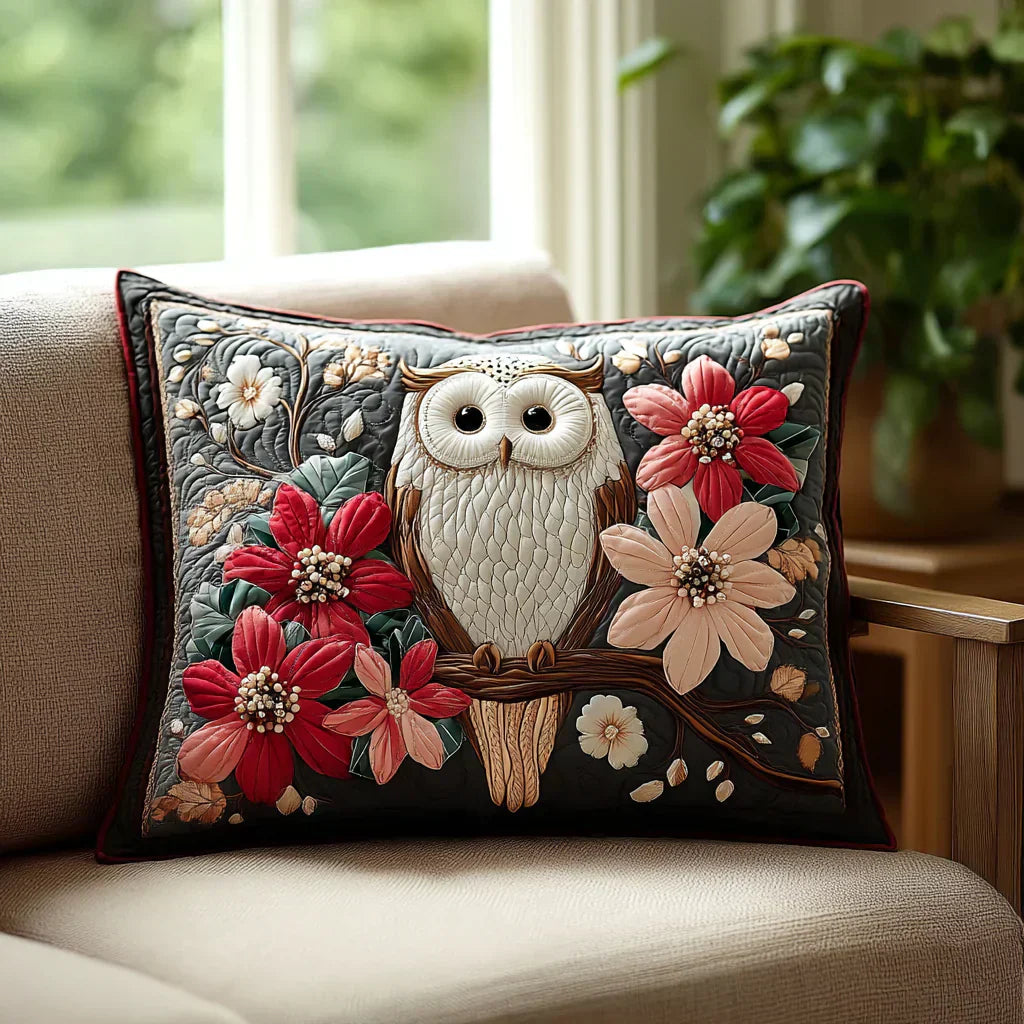 Coussin décoratif — Murmure de la Chouette