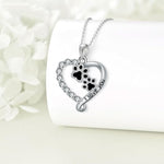 Collier — Ours de l'Amitié Argent et Noir