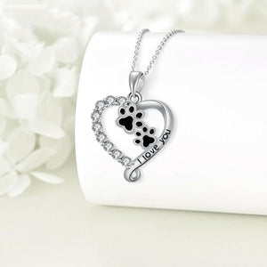 Collier — Ours de l'Amitié Argent et Noir
