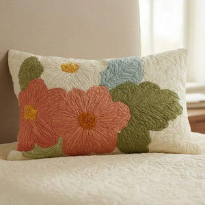 Coussin décoratif — Marguerites Rétro