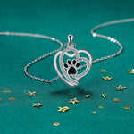 Collier — Patte Amoureuse en Argent avec Zirconia