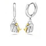 Collier Porte-Bonheur — Motif Chien (+ Boucles d'Oreilles Offertes)
