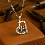 Collier — Cœur et Patte "Compagnons Loyaux"