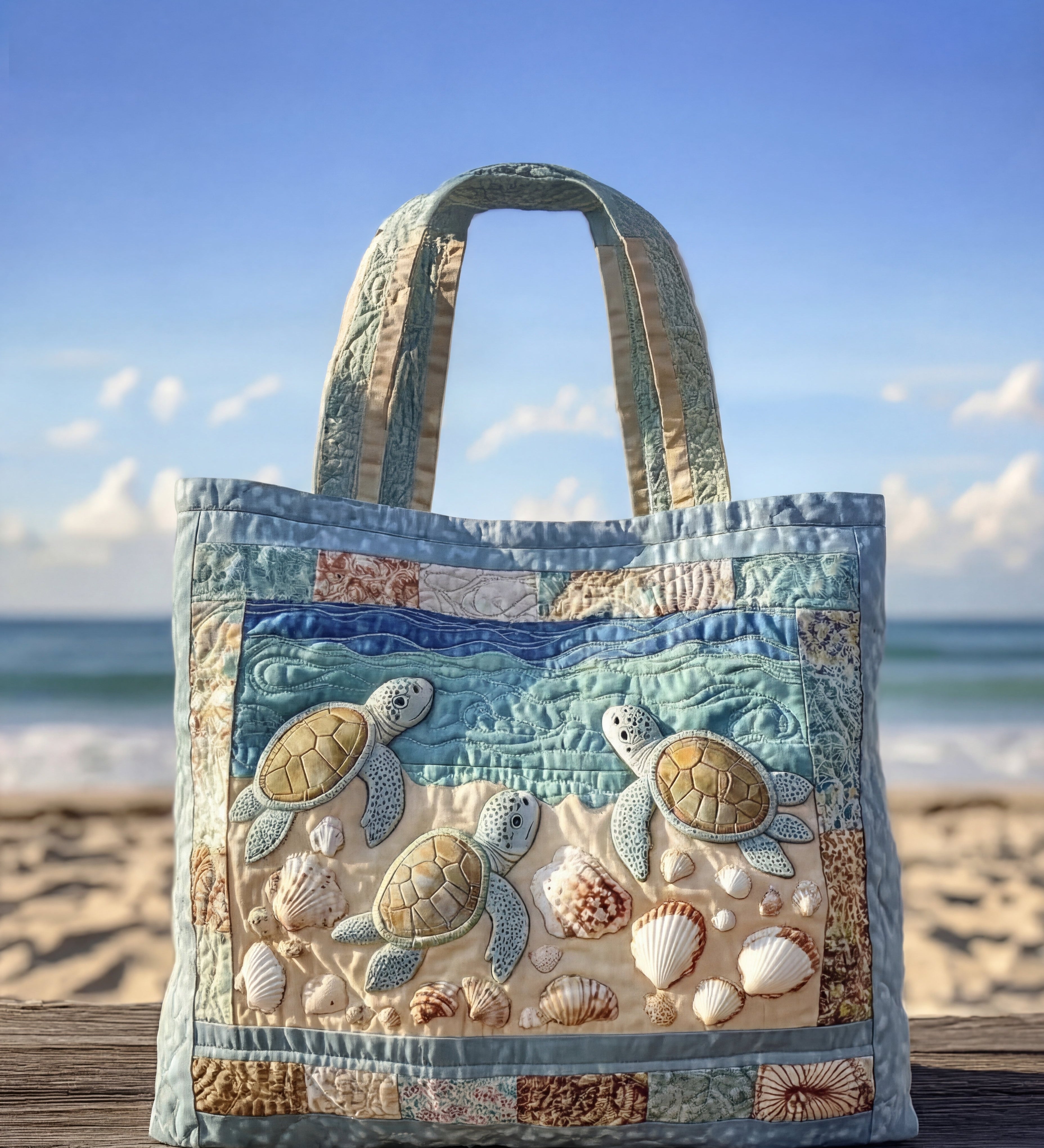 Sac Matelassé — Tortue