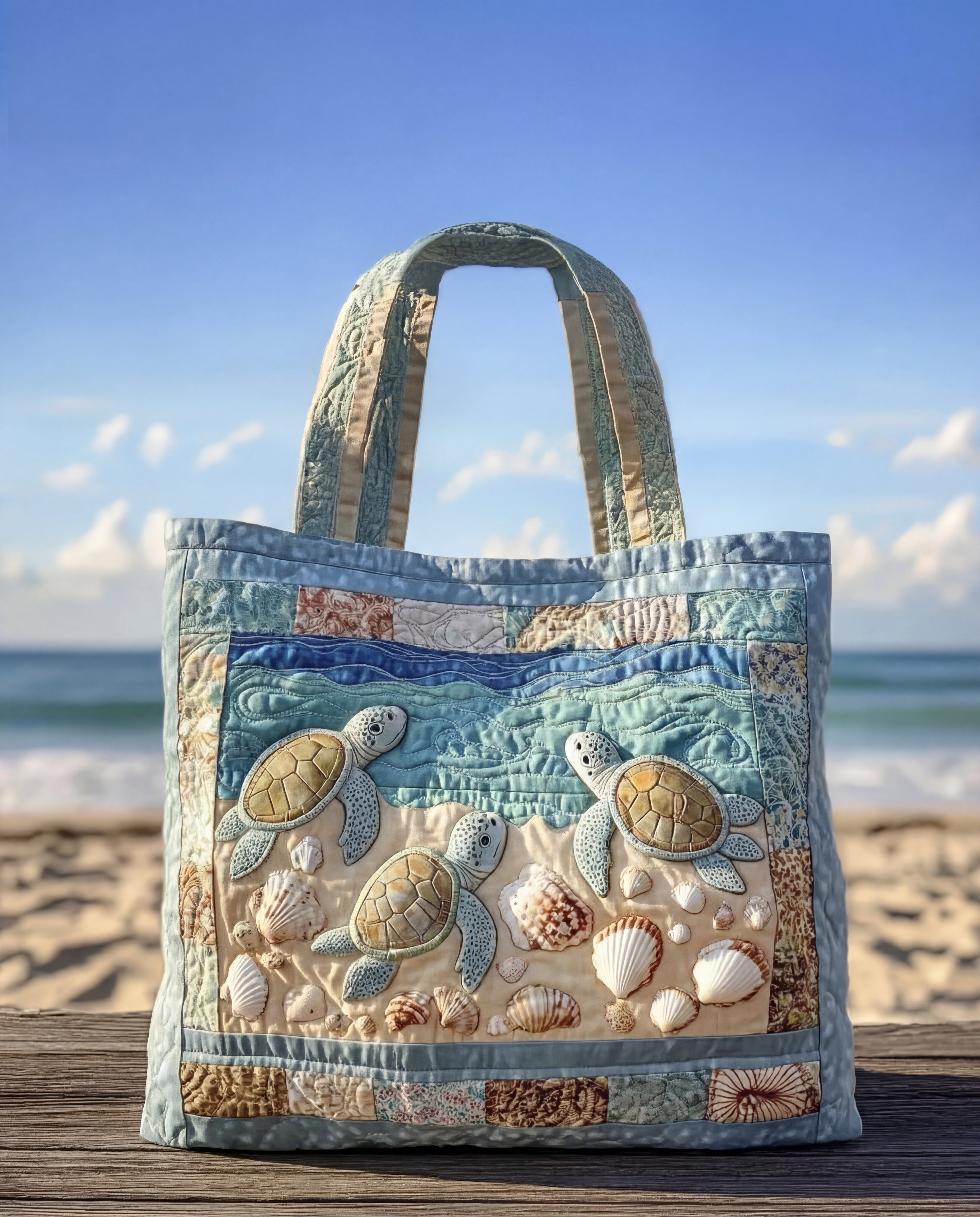 Sac Matelassé — Tortue