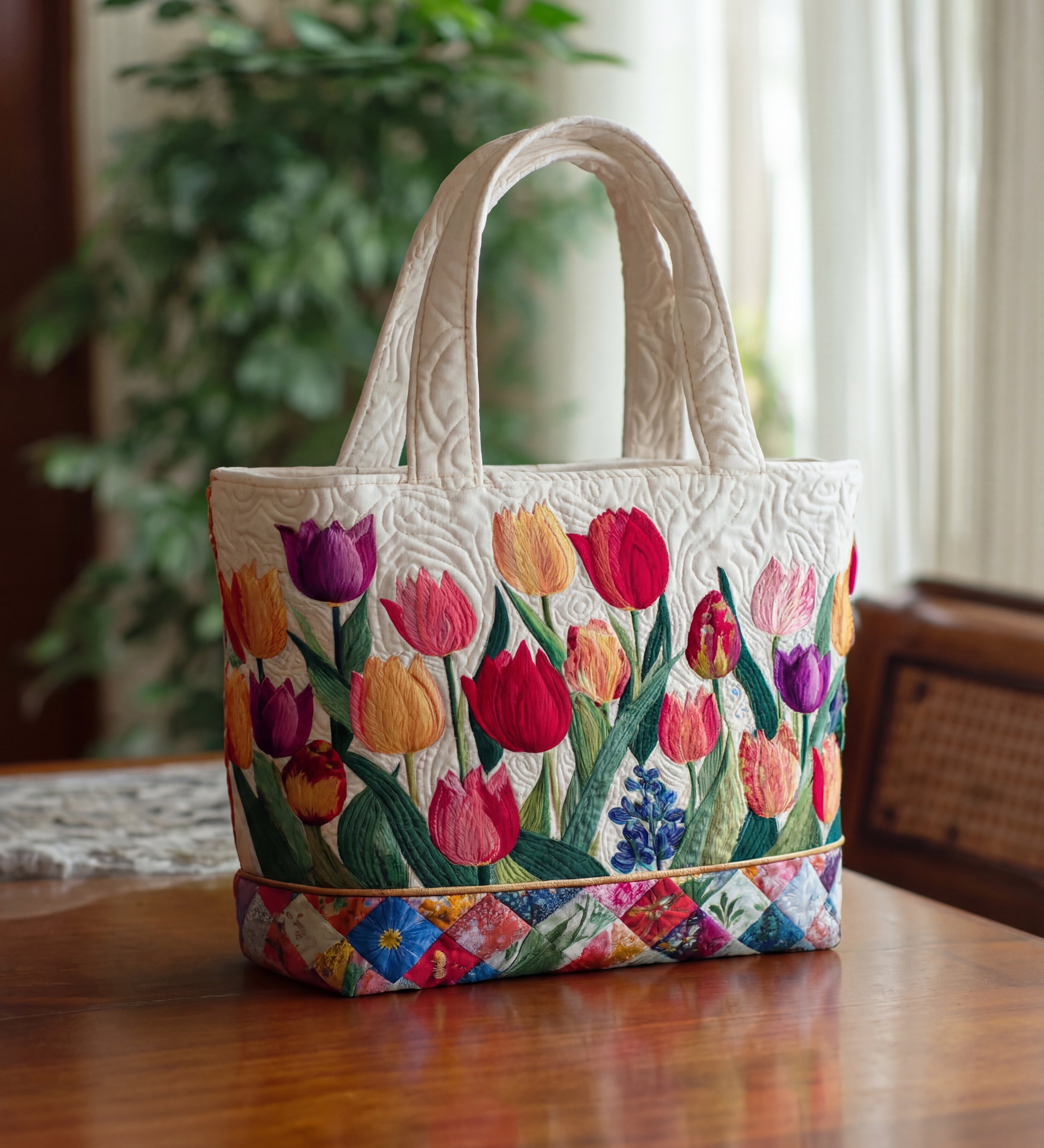 Sac Matelassé — Tulipe